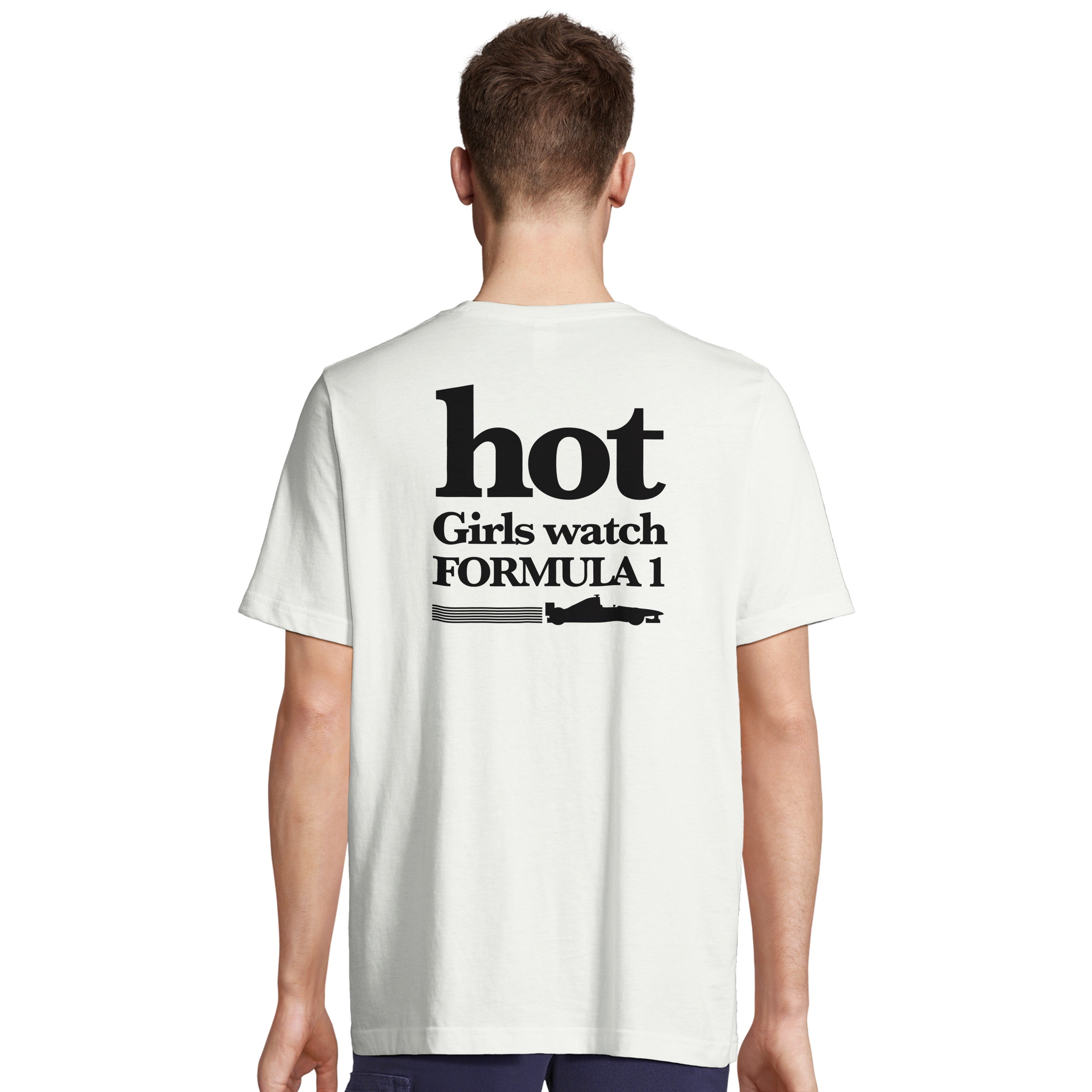 Hot girls watch F1 - Modern fit unisex tee