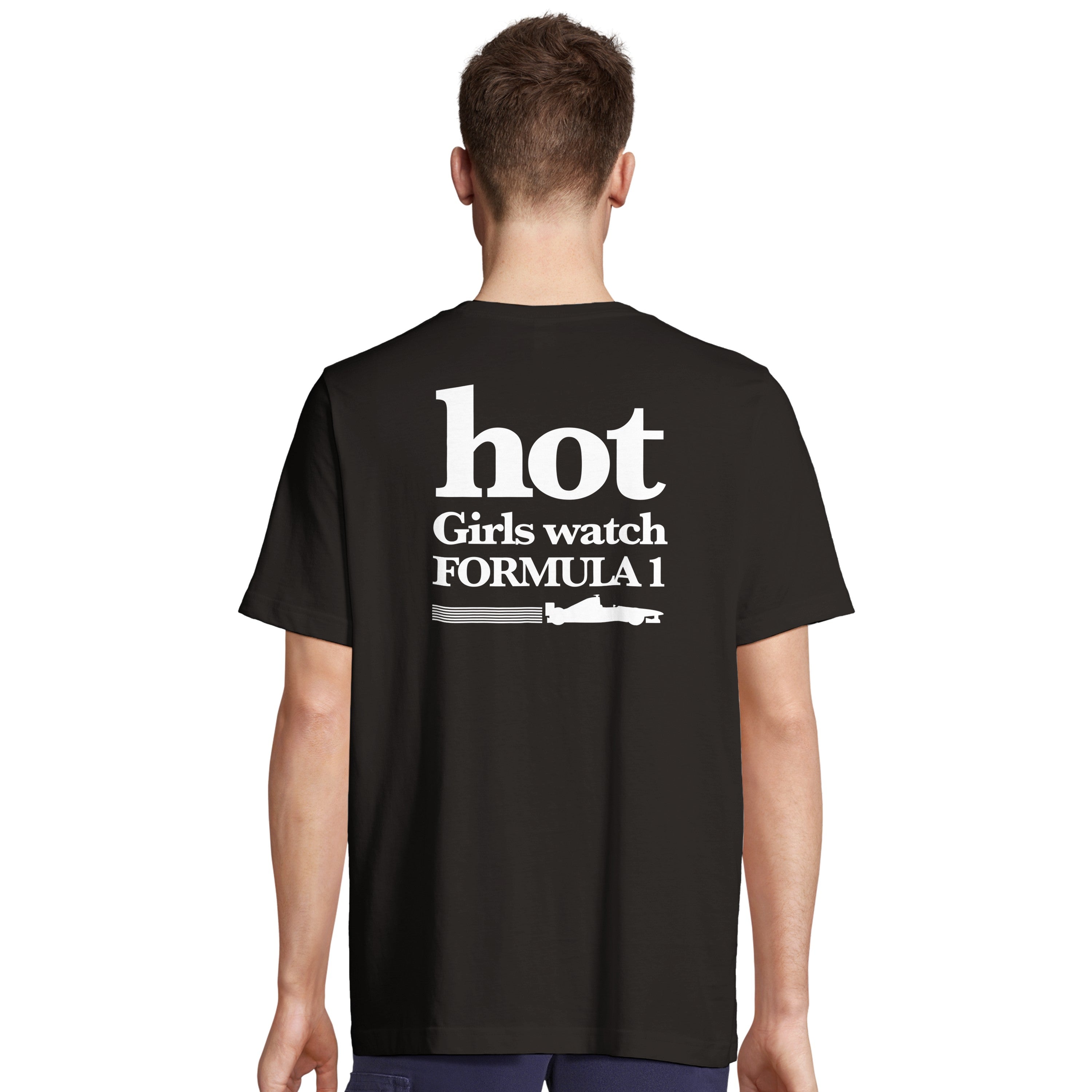 Hot girls watch F1 - Modern fit unisex tee